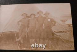 Lot of 34 1910s WWI Era Antique Real Photo Postcards RPPCs US Military