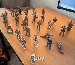 Lot of 36 Vintage Barclay Lead Toy Soldiers World War I & World War II RARE