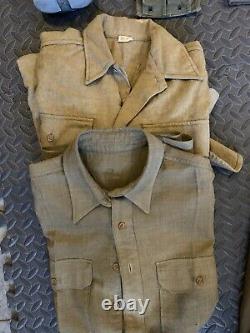 Lot of Original WW1 WW2 Gear and Uniforms
