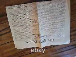 Lot of vintage 1918 World War I propaganda, letters, and documents