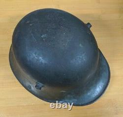 M16 German WW1 WWI Helmet Signed Note Recieved @ Dugouts via French Soldier ET64