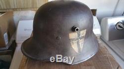 M18 Freikorps Grenzshutz Ost Rossbach steel helmet stahlhelm WW1 German helmet