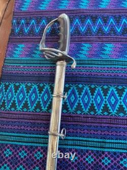 M1902 US ARMY OFFICER DRESS SWORD, M. C. LILLEY 32 blade USA made