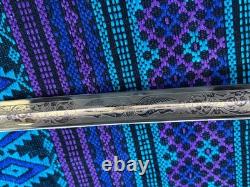 M1902 US ARMY OFFICER DRESS SWORD, M. C. LILLEY 32 blade USA made