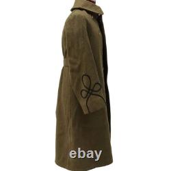 M1912 U. S. Army WWI Winter Coat, World War Green Wool Overcoat Reproduction Coat