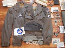 MUSEUM QUALITY WW1 / WW2 LOT! FATHER & SON, Uniforms, photos, medals, helmet