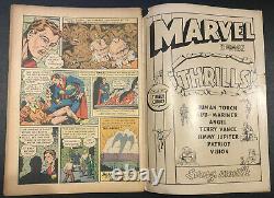 Marvel Mystery Comics #35 Nazi WWI Alex Schomburg Cover (Grade 4.5) 1942