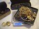 Massive Job Lot-64.9 Gram Scrap 9 Ct Gold-plus Ww1 Glasses&2 X Gold Bkft Lockets