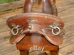 McClellan Saddle Bridle US Military WWI Artillery Horse 11 1/2 Inch Seat Leather