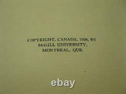 McGILL University WW1 HONOUR ROLL 1914 1918 Original 1926 Hard Cover Book RARE