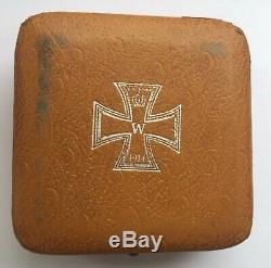 Medal German Ww1 Iron Cross 1 St Class Not Maker Marked In Orange Case