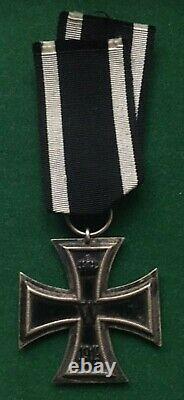Medal German Ww1 Iron Cross 2nd Class (maker Kp) In Case