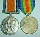 Medals-ww1 War & Victory Pair Pte Johnson New Zealand Expeditionary Force Nzef