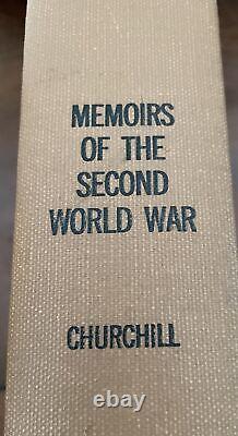 Memoirs Of The Second World War Six Volumes In One 1959 First Printing Churchill