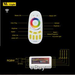 Mi Light 2.4G Wireless RF Remote 4-zone WiFi rgbw led strip bulb lamp Controller