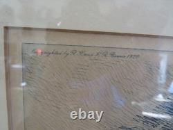 Military -1920 WWI Soldier War Poster Original 19x 23