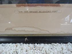 Military -1920 WWI Soldier War Poster Original 19x 23