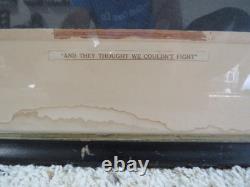 Military -1920 WWI Soldier War Poster Original 19x 23