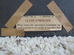 Military -1920 WWI Soldier War Poster Original 19x 23