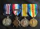 Military Medal MM 1914 Mons Star Trio Cameron Highlanders + R. E. Railway WW1