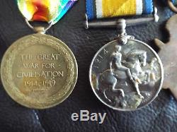Military Medal MM 1914 Mons Star Trio Cameron Highlanders + R. E. Railway WW1