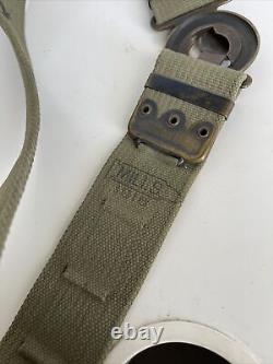 Mills Woven Cartridge Belt Garrison belt WWI Artillery Insignia Cap