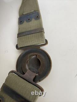 Mills Woven Cartridge Belt Garrison belt WWI Artillery Insignia Cap