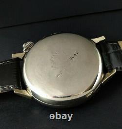 Minerva Chronograph Military WWI Watch Antique 1910's Vintage Watch Men's