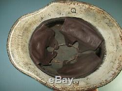 Mod16/17 whitewashed German helmet casque stahlhelm casco elmo WW1