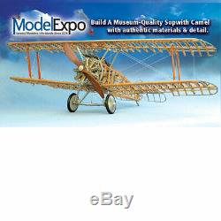 Model Airways Sopwith Camel Ww1 Plane Wood & Metal Model Kit 116 Scale