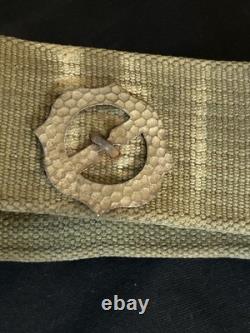 NICE! Cowboy Modified pre-WWI US Army M1910 Mills Canvas Garrison Belt
