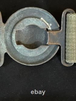 NICE! Cowboy Modified pre-WWI US Army M1910 Mills Canvas Garrison Belt
