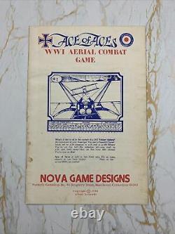 NOVA Ace of Aces-World War 1 Air Combat Game-Powerhouse Series Complete 1981
