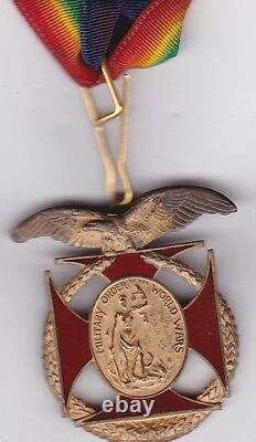 Name #d Sacramento California US Commander WWI Victory ORDER OF WORLD WAR Medal