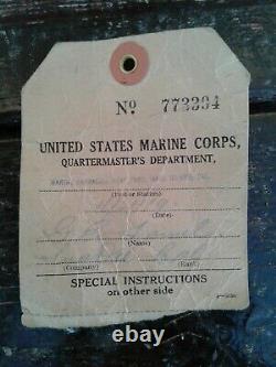 Named M1912 USMC/US Marine Corps tunics. Winter/Summer. World War I