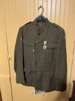 Named WW1 36th Infantry Uniform Grouping, WIA