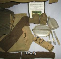 Named WW1 U. S. Soldier Uniform/Gear Grouping