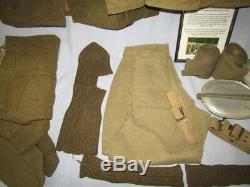 Named WW1 U. S. Soldier Uniform/Gear Grouping