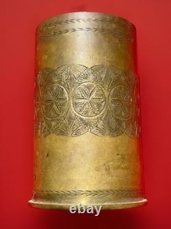 Named WW1 WWI YCMA AUSTRIAN TRENCH ART ALBANIA