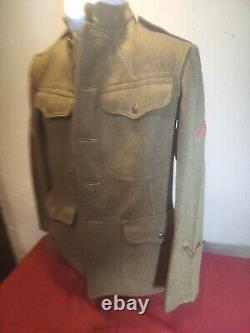 Named WWI US Army Wool Uniform Jacket