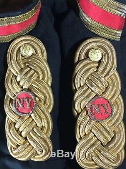 Named World War WW1 US Army 1902 New York National Guard Officers Dress Uniform
