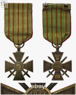 Named Wwi French Croix De Guerra Medal Us Army Cpl. William K. Mitchell Engraved