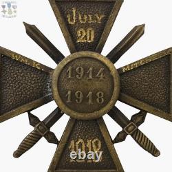 Named Wwi French Croix De Guerra Medal Us Army Cpl. William K. Mitchell Engraved