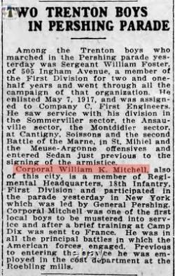 Named Wwi French Croix De Guerra Medal Us Army Cpl. William K. Mitchell Engraved