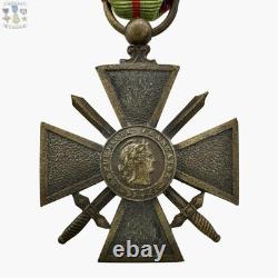 Named Wwi French Croix De Guerra Medal Us Army Cpl. William K. Mitchell Engraved