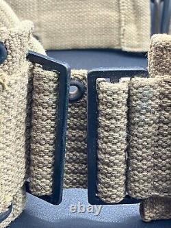 Named Wwi Wwii Us Army Officers M1910 Infantry Field 10 Pocket Ammo Mills Belt