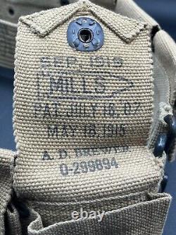 Named Wwi Wwii Us Army Officers M1910 Infantry Field 10 Pocket Ammo Mills Belt