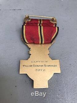 Named and ID'd Disabled Emergency Officers Vintage WW1 Medal With Box! World War 1