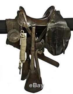 New lower price! AWESOME 12.5 WW1 McClellan Saddle from Ft Robinson, NE