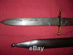 Officer Italian Fascist Dagger Tagliamento-sword Knife Ww1 Ww2 Mvsn